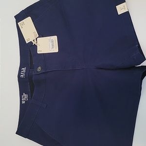 NWT a.n.a mid-rise Twill shorts 5" inseam american navy size 10